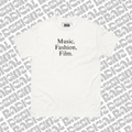 Music, fashion, film tee