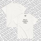 Music, fashion, film tee